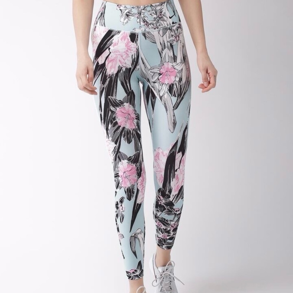 Nike Dri Fit One All-In Printed All Over Leggings Floral